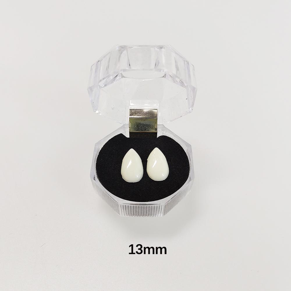 1 Paar Vampirzähne, Reißzähne für Halloween-Party, Maskerade, Vampirkostüm, Requisiten, Zubehör, falsche Zähne, Zahnersatz, Halloween-Dekoration