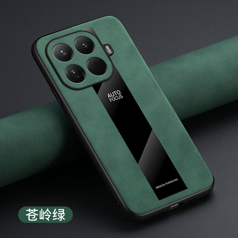 Für Xiaomi 17T Pro Hülle Neue Fortgeschrittene Luxusleder Für Magsafe Magnetische Halterung Rutschfeste Rückseite Für Xiaomi 17T Schale Stoßstange Xiaomi 17T Pro grün