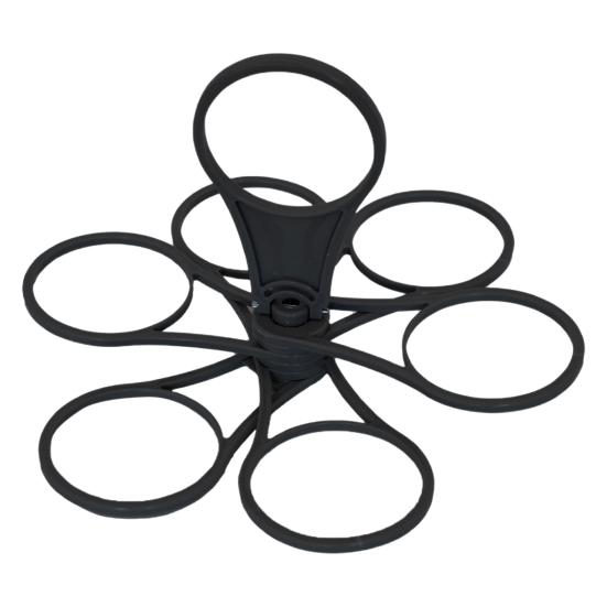 6-Tassen Faltbare Kaffeeträger Tragbarer Getränkehalter Tablett mit Griff Universeller Becherhalter für Partys Camping Getränke A