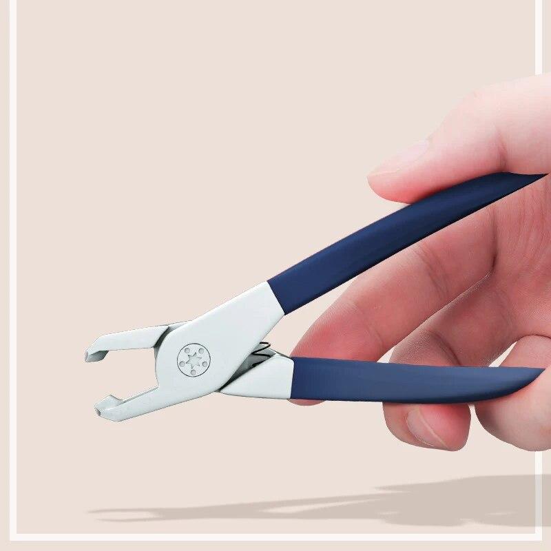 1Pcs Nagel Clippers Nägel Trimmer Edelstahl Breite Kiefer Fingernagel Cutter Maniküre Pediküre Werkzeuge blau