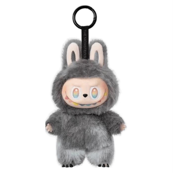 Neue Labbubu 3. Generation Plüschtier Puppe Deko Geschenk Puppenmodell Spielzeug Niedliches Monster Replika Schlüsselanhänger Spielzeug Geburtstagsgeschenke grau