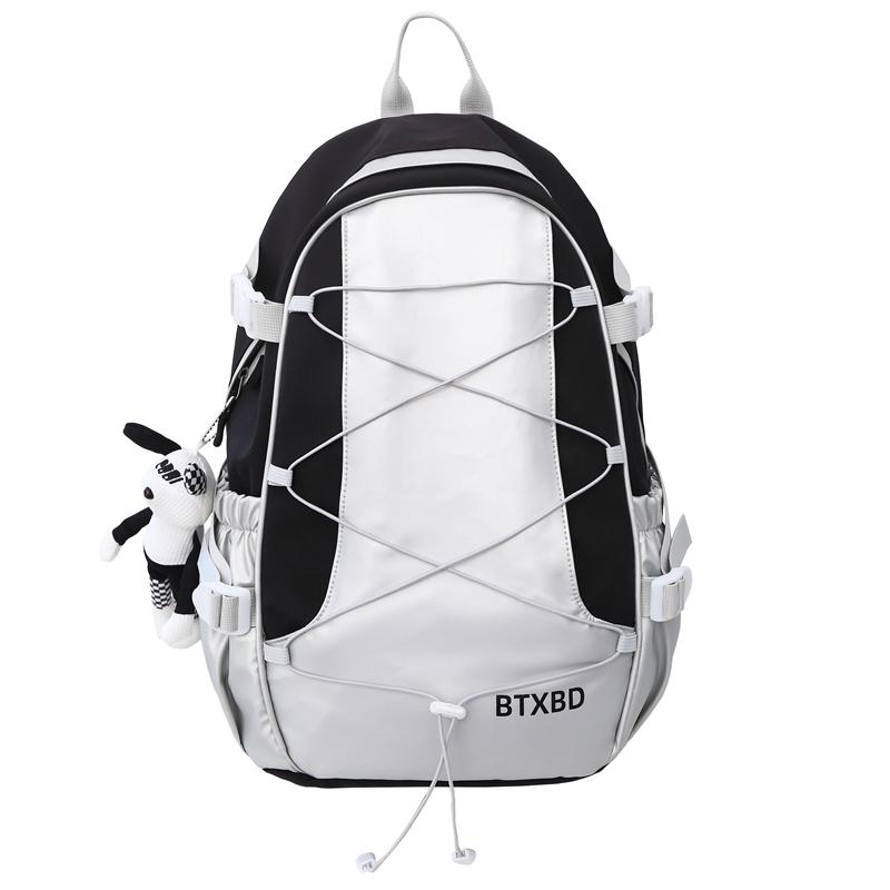 Leichter Wasserabweisender Rucksack Unisex Große Kapazität Sport Outdoor Rucksack Reise Rucksack schwarz