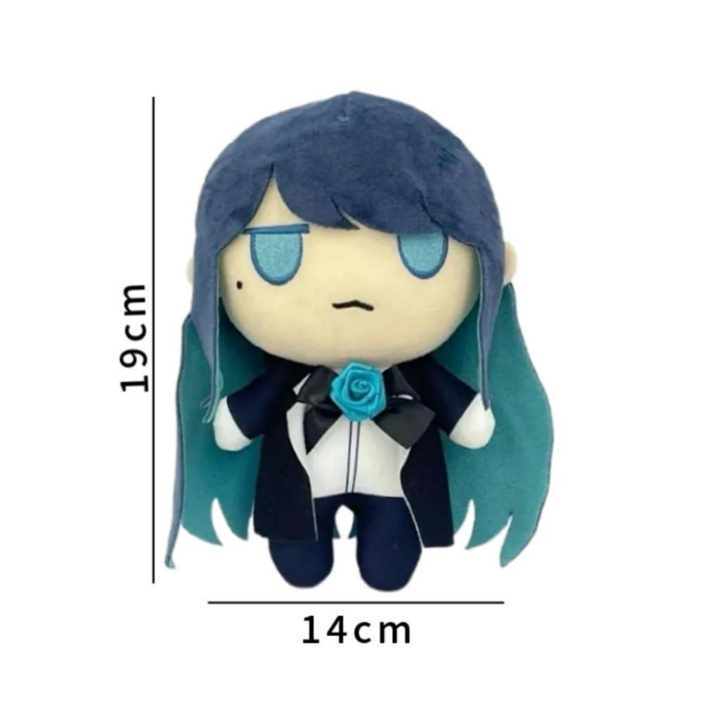 16cm Neues Ado Hibana Plüschtier Ado Merch Plüsch Sänger Spielzeug Ado Zubehör Plüschtiere Puppe Sänger Ado Stofftier Weiches Spielzeug Geschenk himmelblau