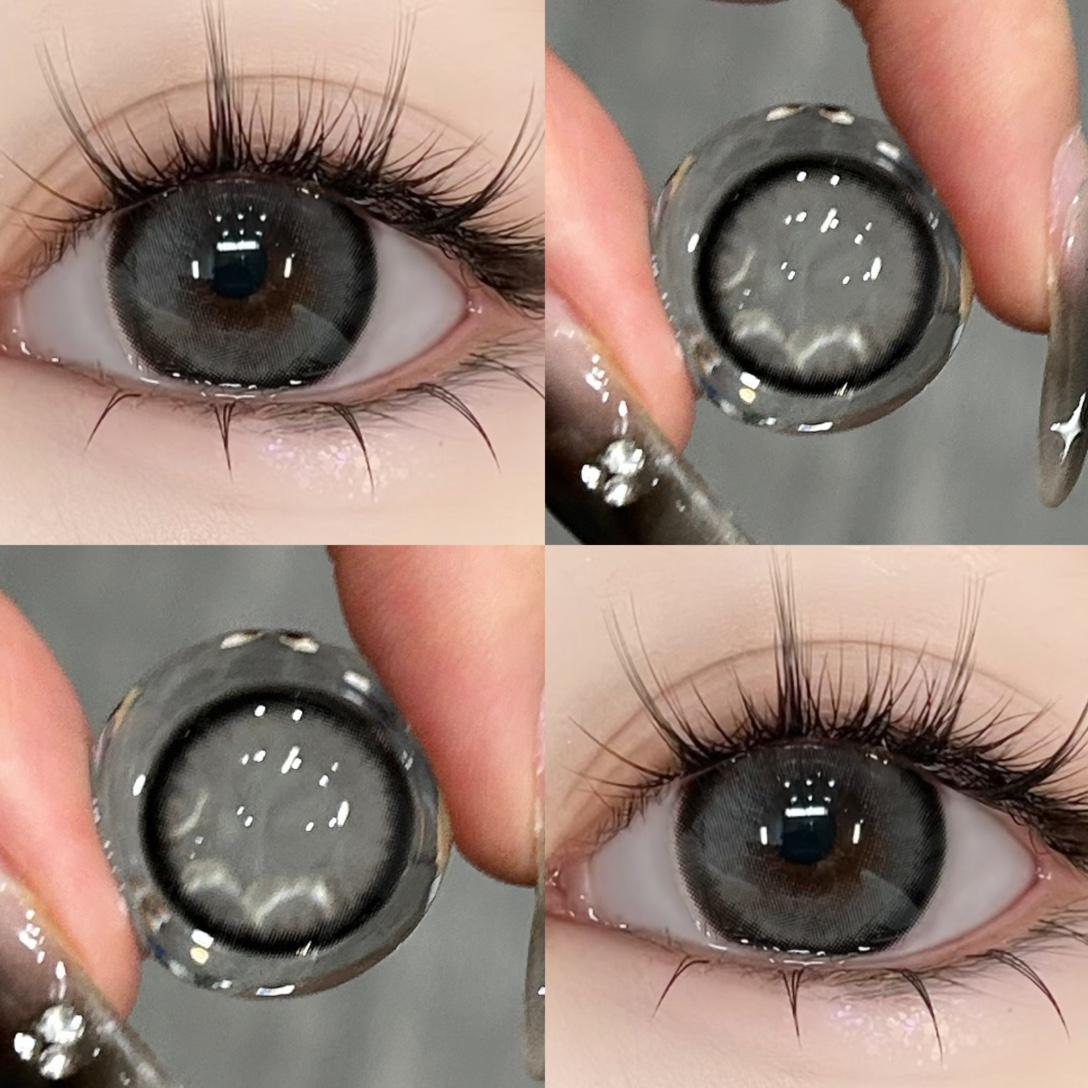 2 STÜCKE Kontaktlinsen Kosmetik 1 Jahr Verwendung Myopie Farbige Kontaktlinsen Natürliche Weiche Kontaktlinsen Kontaktlinsen Kosmetik 0