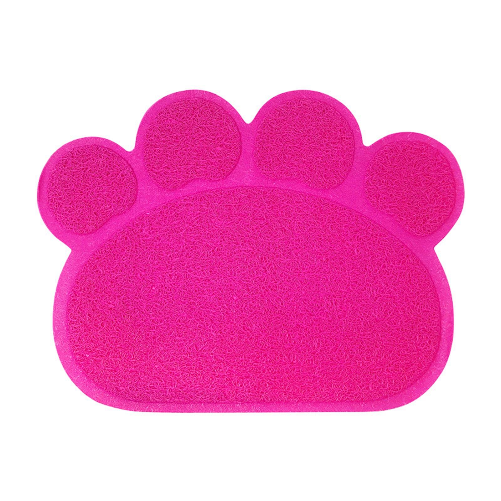 Niedlich geformte Haustier-Futter- & Katzentoilette-Matte - PVC-freie Matte für Katzen und Hunde