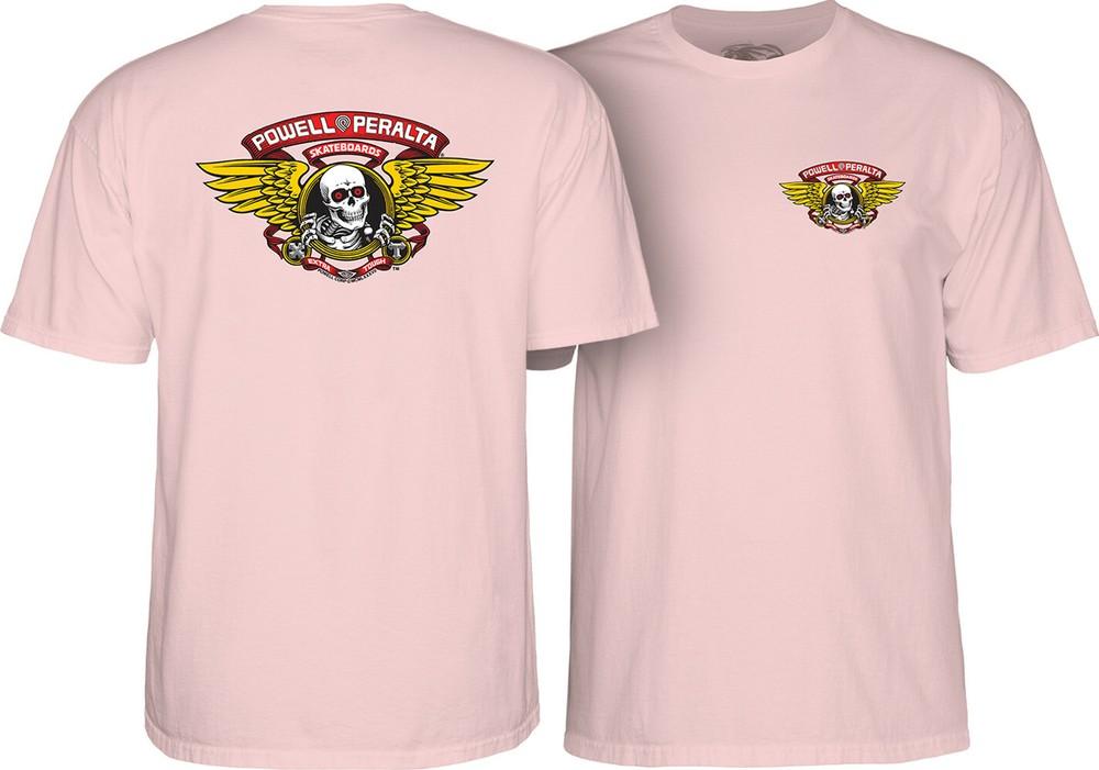 Powell Peralta WINGED RIPPER Skateboard T-Shirt HELLROSA Unisex T-Shirt L gray