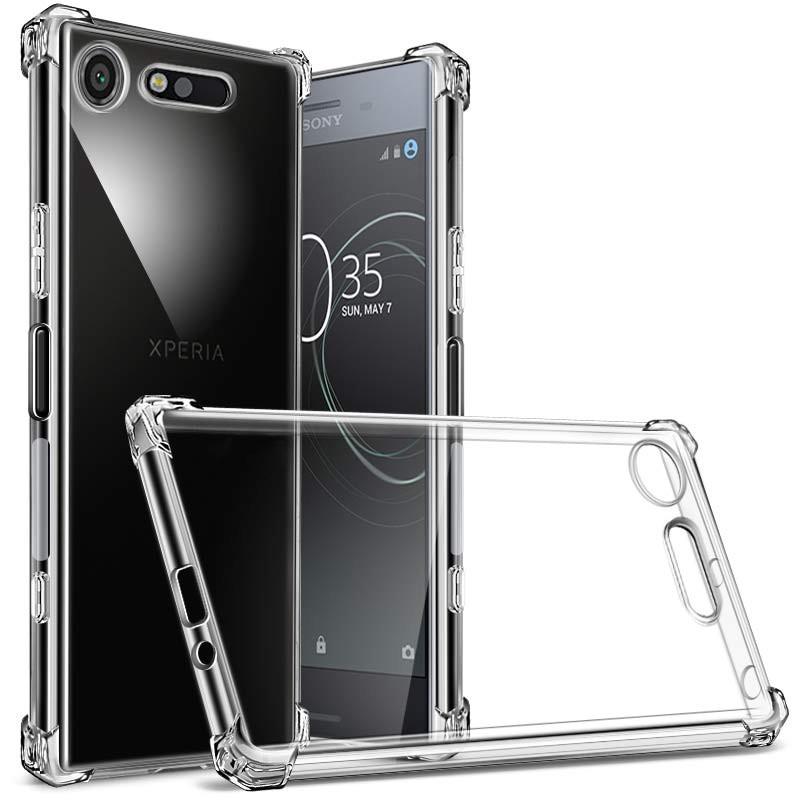 Für Sony Xperia 10 1 2 20 XZ3 XZ XA XA2 XA1 X XZ1 XZ2 L1 L2 Stoßfest Silikon Transparent Fall Sony Xperia L3 reinfarbig