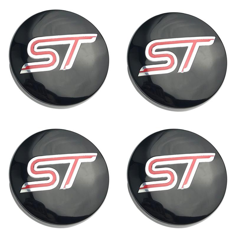 4Pcs 54mm Auto Rad Center Hub Cap Felge Abdeckung Für ST Focus x 2 3 Kuga FIESTA MONDEO auto Auto Zubehör Styling rot