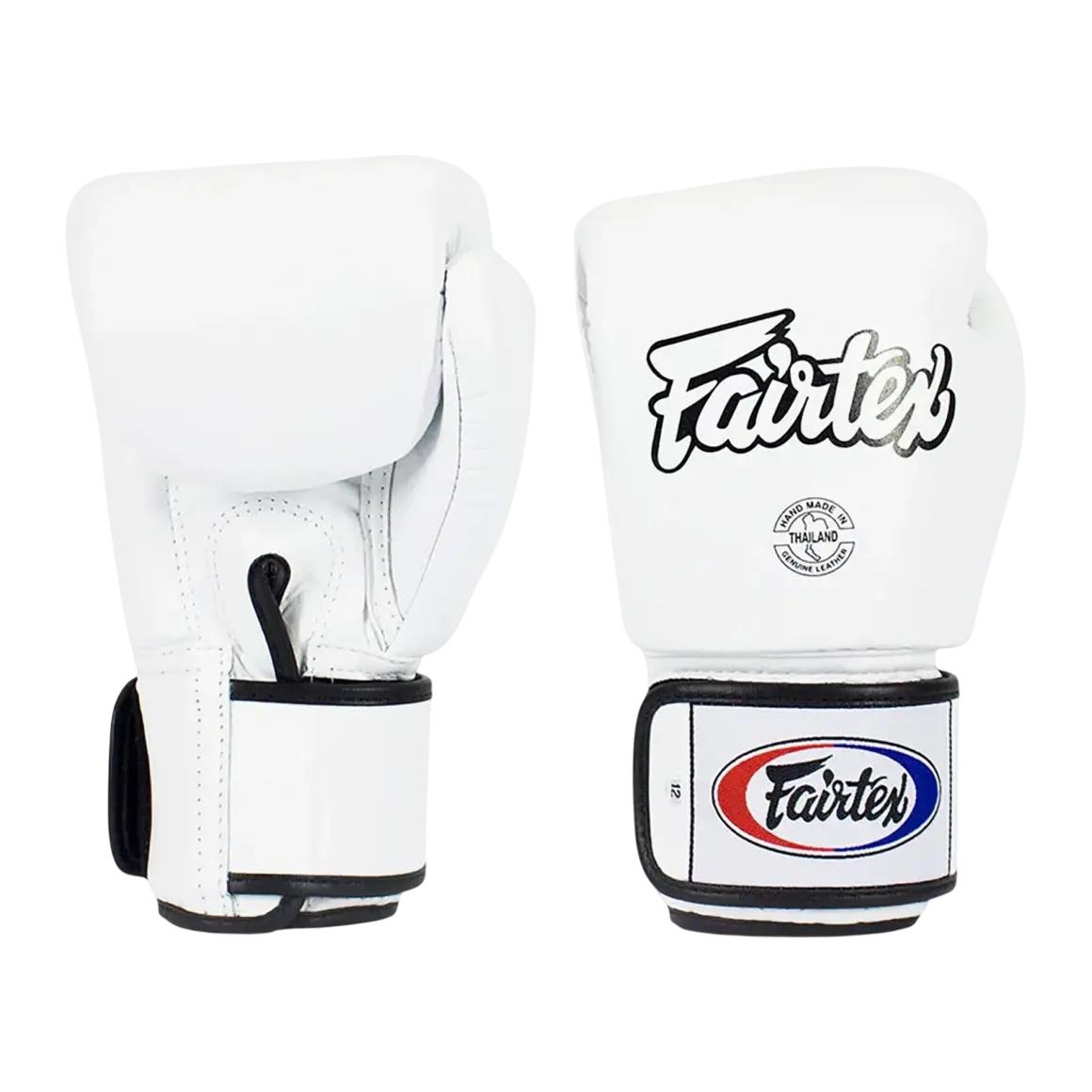 Fairtex Universelles Enganliegendes Design BGV1 Boxhandschuhe Weiß 12OZ