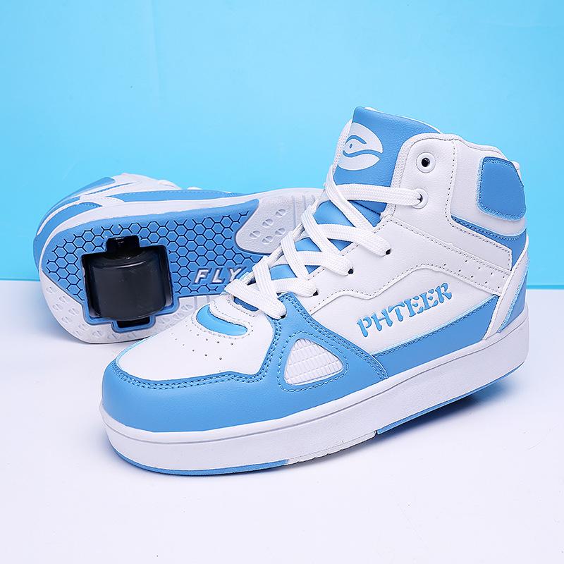 Kinder Rollschuhe für Anfänger, Jungen und Mädchen, Atmungsaktive und leichte Walking-Rollschuhe für Frühling und Sommer 39