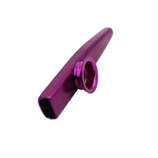 Kinder Anfänger Aluminiumlegierung Kazoo Musikinstrumente Spielzeug Weihnachtsgeschenk violett