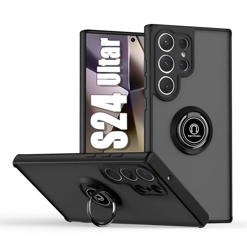 Magnetische Hülle für Samsung Galaxy S25 S24 S23 S22 S21 S20 Ultra Plus Handyhüllen für Samsung S25 Edge S24 S23 S21 S20 FE Hülle Galaxy S22 black