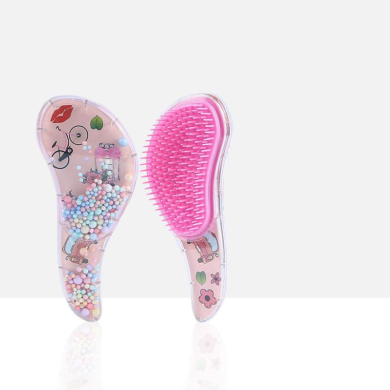 1 stücke Heiße Magie Griff Kamm Anti-statische Massage Haar Pinsel Verwicklung Detangle Dusche Massage Haarbürste Kamm Salon Haar Styling Werkzeug