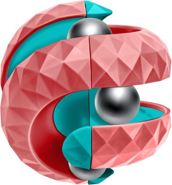Dekompressionsspielzeug Kinder Orbit Ball Cube Anti-Stress-Sensorspielzeug Zappelspielzeug für Kinder Spinner Geschenke für Kinder Fokustraining rosa