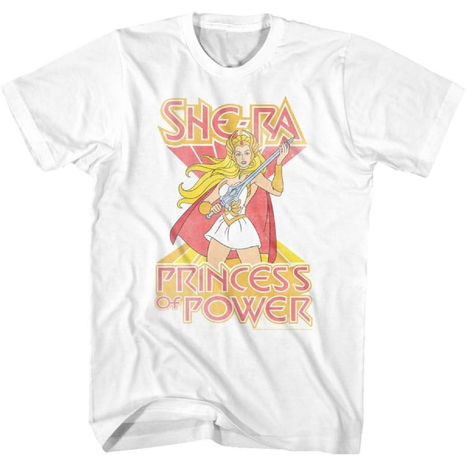 Masters of The Universe TV-Fernsehserie She Ra Weißes Erwachsenen-T-Shirt XXXXXL weiß