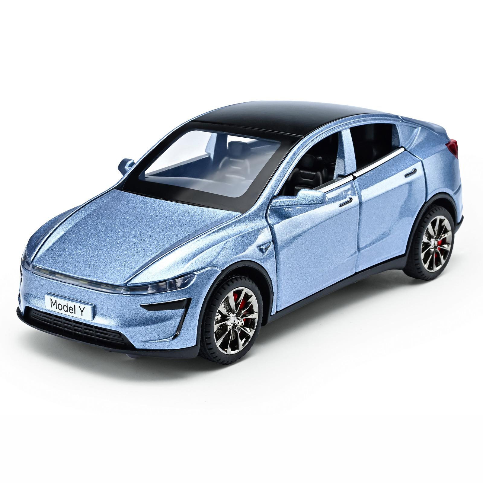1:32 Modell Y SUV Legierung Auto Modell Diecasts Metall Spielzeugauto Fahrzeuge Modell Simulation Ton und Licht Sammlung Kindergeschenk