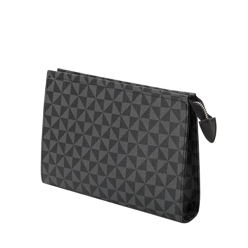 Frühling Neue Mode Bedruckte Handtaschen für Männer und Frauen mit Handtaschen für Business-Mode und Atmosphärische Aktentaschen gray