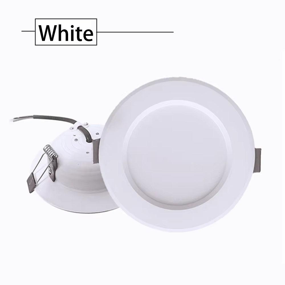 AC85V-265V LED Einbaustrahler Spot 5W 7W 9W 12W 15W 18W 20W Eingelassen in LED Decken-Einbaustrahler Licht Kalt Warmweiß Lampe White shell 5W weiß