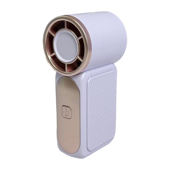 Handventilator Tragbarer Mini-Ventilator mit langlebigem Akku USB-wiederaufladbar Persönlicher Ventilator für Outdoor-Reisen Pendeln Bürokühlung Leistungsstarker Luftstrom violett
