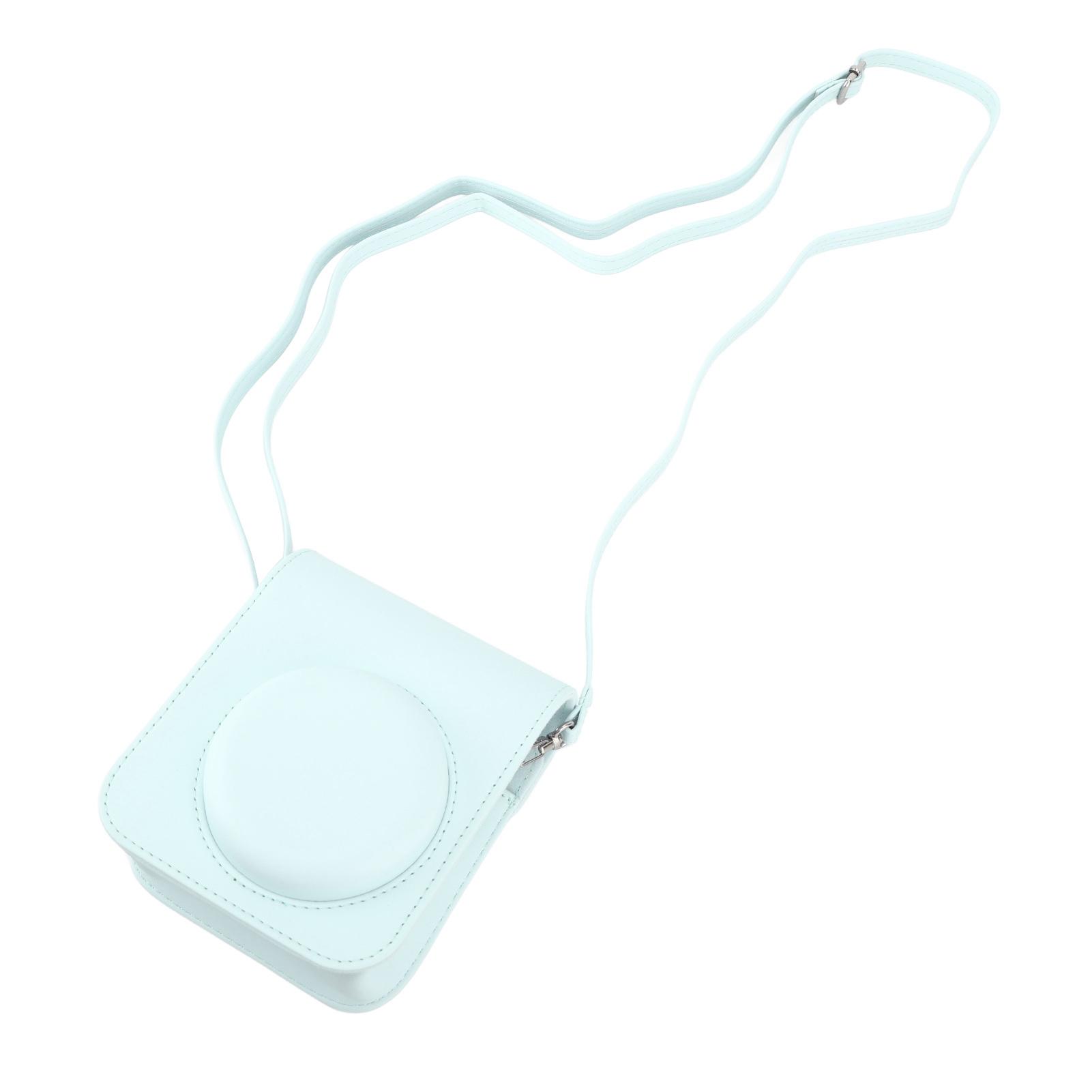 Mini Sofortbildkamera Schutzhülle PU Kameratasche mit verstellbarem Schultergurt für Fujifilm minze, grüne