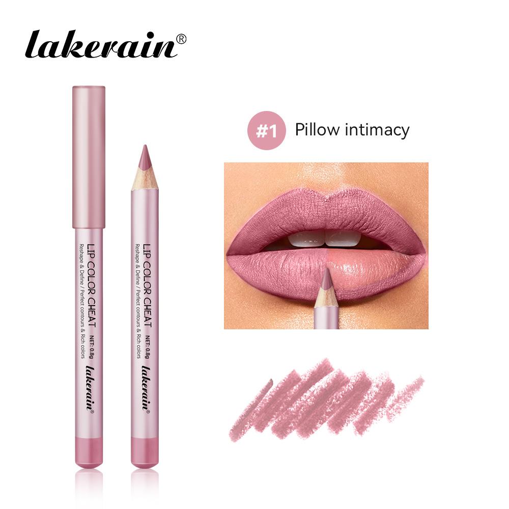 Mini-Lippenkonturenstift, Kissen, Intimität, hohe Farbe, definiert sexy Lippen, präzise, wasserdicht, langlebig, Geschenke für die Freundin