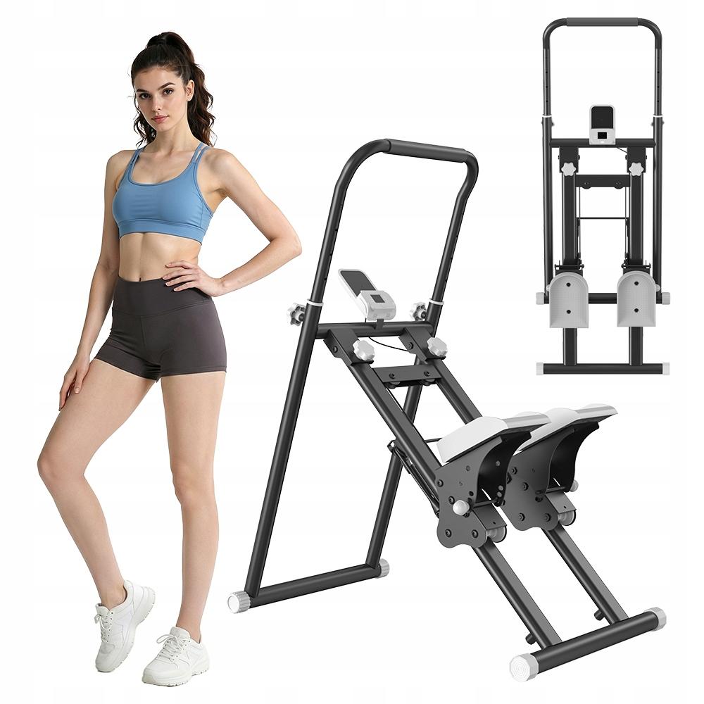 STEPPER Faltbar für Zuhause mit LCD KM-B1B Verstellbar bis 100KG für 180cm Training zu Hause