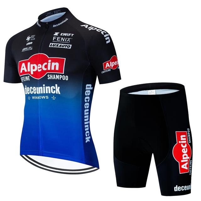 2023 sommer ALPECIN Radfahren Jersey Set männer Radfahren Kleidung MTB Fahrrad Kleidung Uniform Maillot Ropa Ciclismo Radfahren Fahrrad Anzug XXL grün