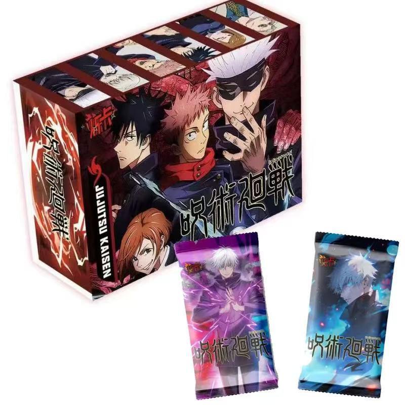 NEU Jujutsu Kaisen TCG Anime Collection Karte Booster Box 13 Pack Spiel Premium Doujin Kinderspielzeug selten SNR XXR black