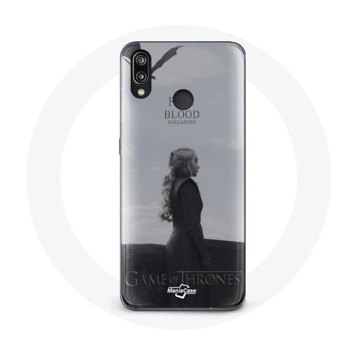 Hülle für Huawei P20 Lite Game of Thrones Staffel 8 Daenerys Targaryen Feuer und Blut Game of Thrones L grau