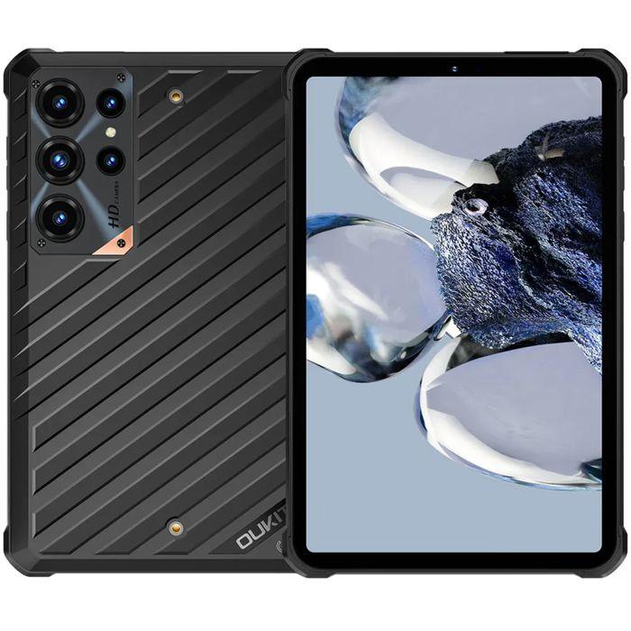 OUKITEL RT11 5G Tablet Robust 24GB+128GB 8 Display 10000mAh Akku 16MP KI Touchscreen-Tablet Android 16 Dual-SIM NFC GPS Schwarz