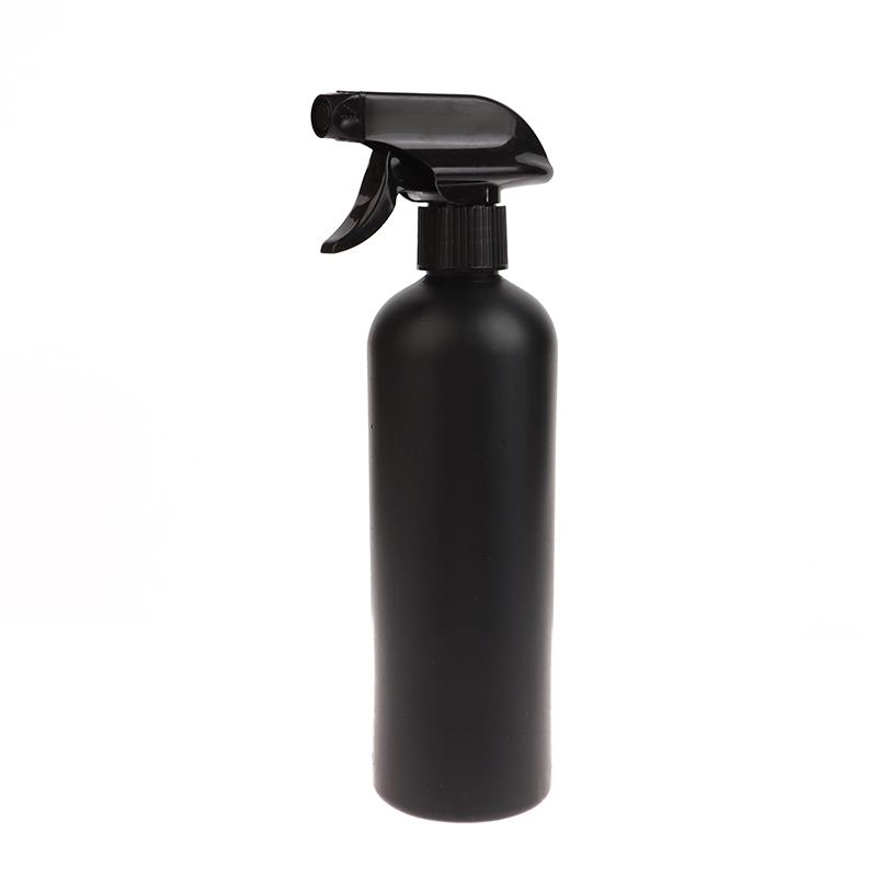 500 ml Friseur-Sprühflasche, leere Flaschen, Alkohol-Desinfektionsmittelspender, nachfüllbare Nebelflasche, Salon, Friseur, Wassersprüher schwarz