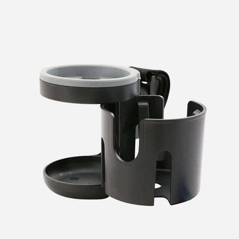 Kinderwagen-Zubehör, Flaschenhalter, Universal-Dreirad, Kinderwagen, Wasserbecher, Handy- und Getränkehalter, Rollstuhlwagen schwarz