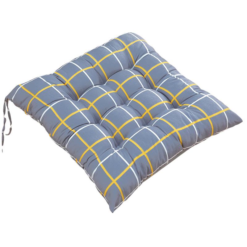 1PC Ultra Weiche Leinen Stuhl Kissen Sitzkissen Sitz Pad Mit Krawatten Auto Sitz Matte Dicke Wohnzimmer 1PC