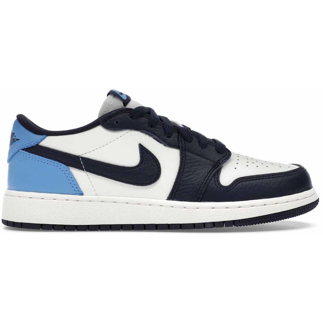 Neue Jordan Air Jordan 1 Retro Low GS Basketballschuhe Bequem Vielseitig Rutschfest Langlebig CZ0858-400 38.5