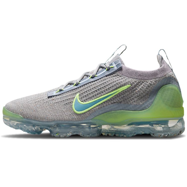 Nike Air VaporMax 2021 Flyknit Grau Helles Liquid Lime Herren-Sneakers Particle-Grey Aluminium Barely-Grey DH4084-003 44