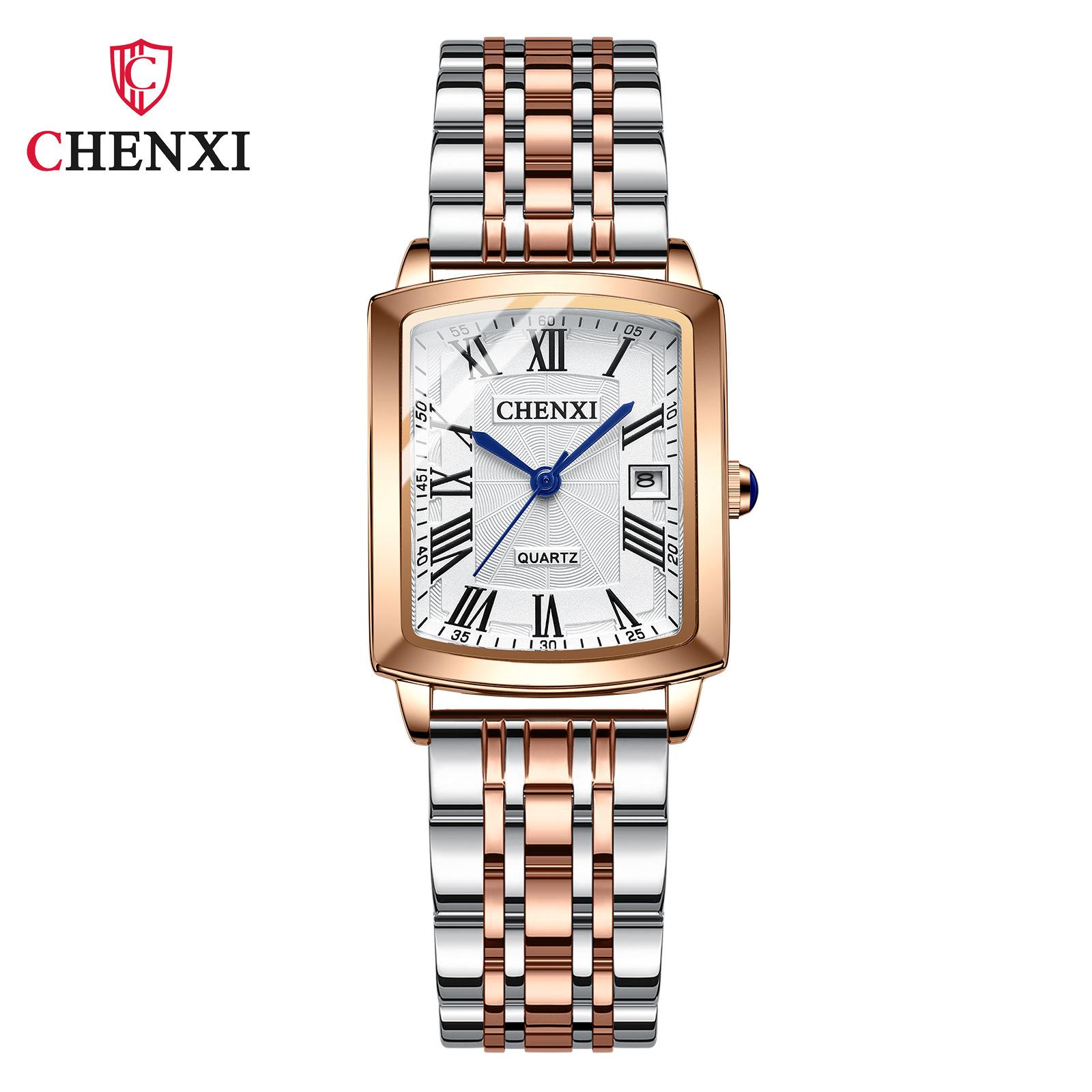 Neue TOP Marke Luxus frauen Uhr Mit Box Quadratische Uhr Damen Mode Leder Wasserdichte frauen Quarzuhren weiß
