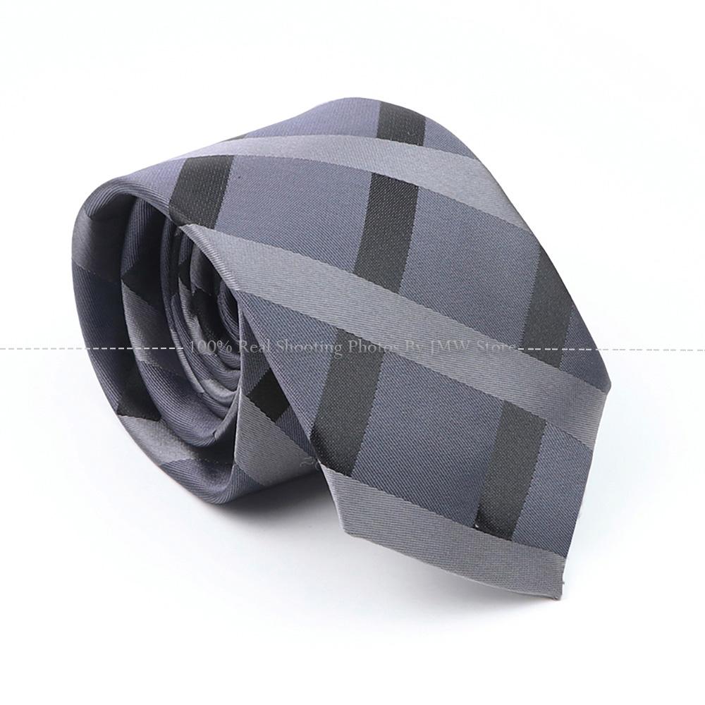 Herren Krawatte Grau Blau Gestreift Paisley Blume Krawatte Männer Business Bräutigam Kragen Zubehör Geschenk gray