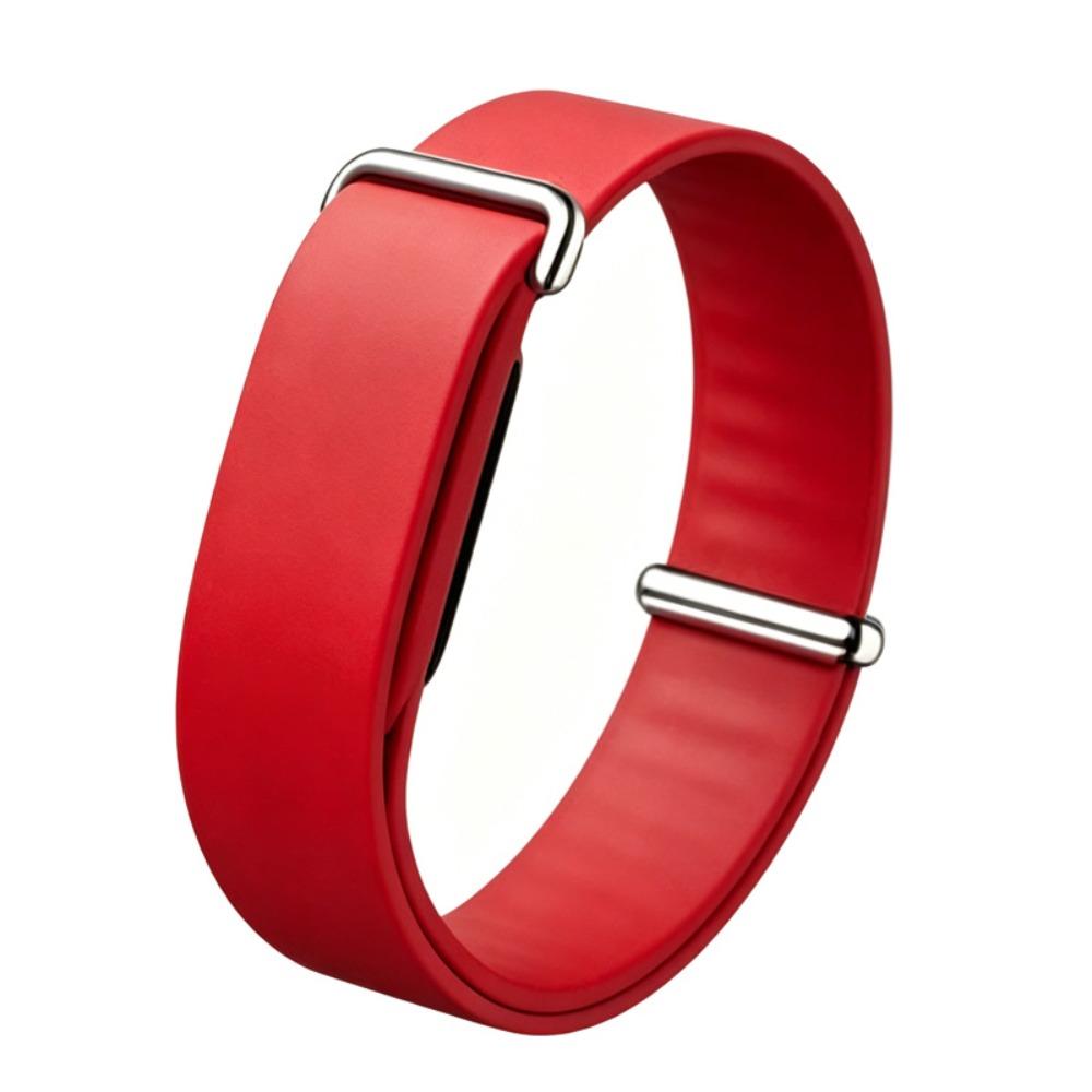 Silikon Sportband Weiches Ersatzarmband für Google Fitbit Air für Männer Frauen rot