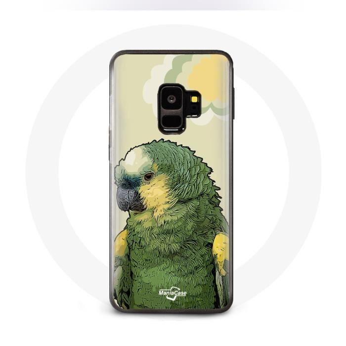 Hülle für Samsung Galaxy S9 Amazon Papageien Grün