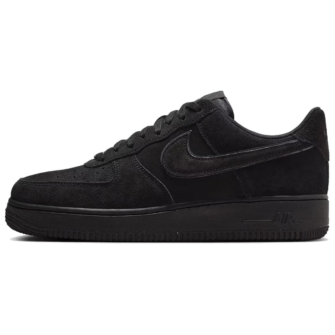 Nike Air Force 1 Rutschfest Abriebfest Low Top Skateboard Schuhe Unisex Schwarze Sneaker HQ1966-002 40.5 schwarz