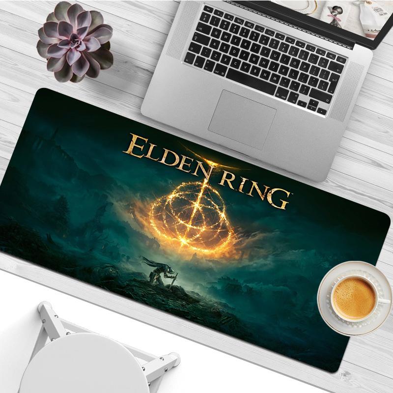 Elden Ring Große XXL Gaming Laptop Computer Schreibtisch Matte Maus Pad Maus Matte Notbook Mauspad Gamer Für PC Maus Teppich LockEdge600x300x2mm