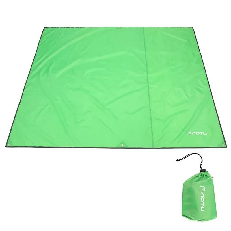 Wasserdichte Campingzeltplane Hängematte Regenschutz Unterlage Bodentuch Schutz Sonnensegel Strand Picknickdecke Matte für Outdoor 1.8M