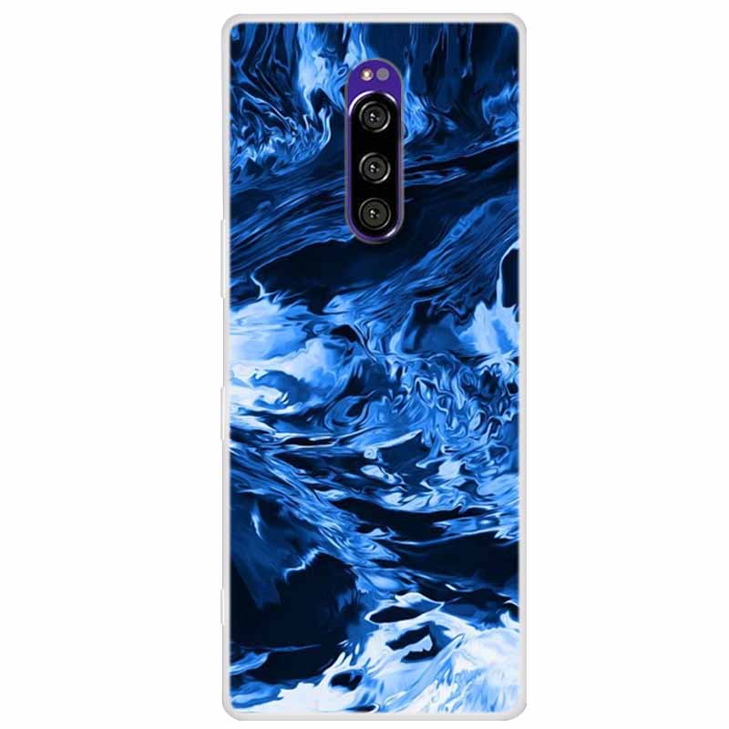 Für Sony Xperia 1 Hülle Luxuriöse Tiere Transparente Abdeckung für Sony Xperia1 XZ4 SO-03L SOV40 J8110 J9150 J8170 Handyhüllen Abdeckungen Sony Xperia 1