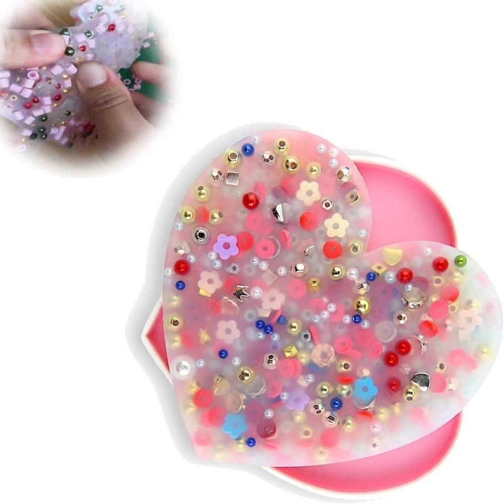 Silikon Enten Zupf-Pad Stressabbau Hautzupfen Taschen-Pads Zupf-Pad Fidget für Erwachsene Kinder Love-8cm