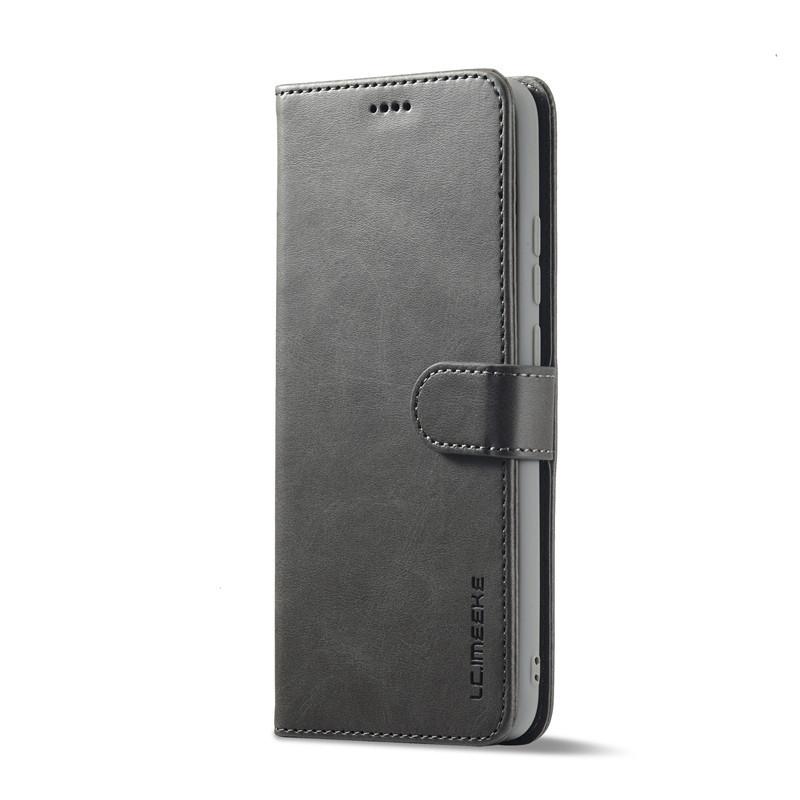 Hülle für Redmi 9C Hülle Leder Vintage Handyhüllen für Hoesje Redmi 9C Hülle Flip Magnetic Wallet Cover für Xiaomi Redmi 9C Hülle Redmi 9C graue