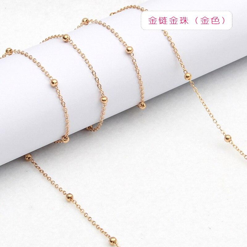 Retro Helle Metall Sonnenbrille Kette Riemen Lanyards Gold Farbe Lesebrille Hängen Seil Gläser Kette Halter Schnur Lanyard gold