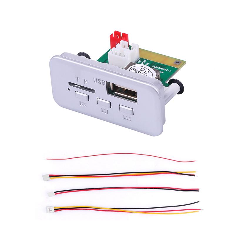 5V 12V MP3 Player Decoder Board Auto Audio Modul Wireless FM Empfänger Radio WMA FM TF USB 3,5mm AUX Für Auto zubehör