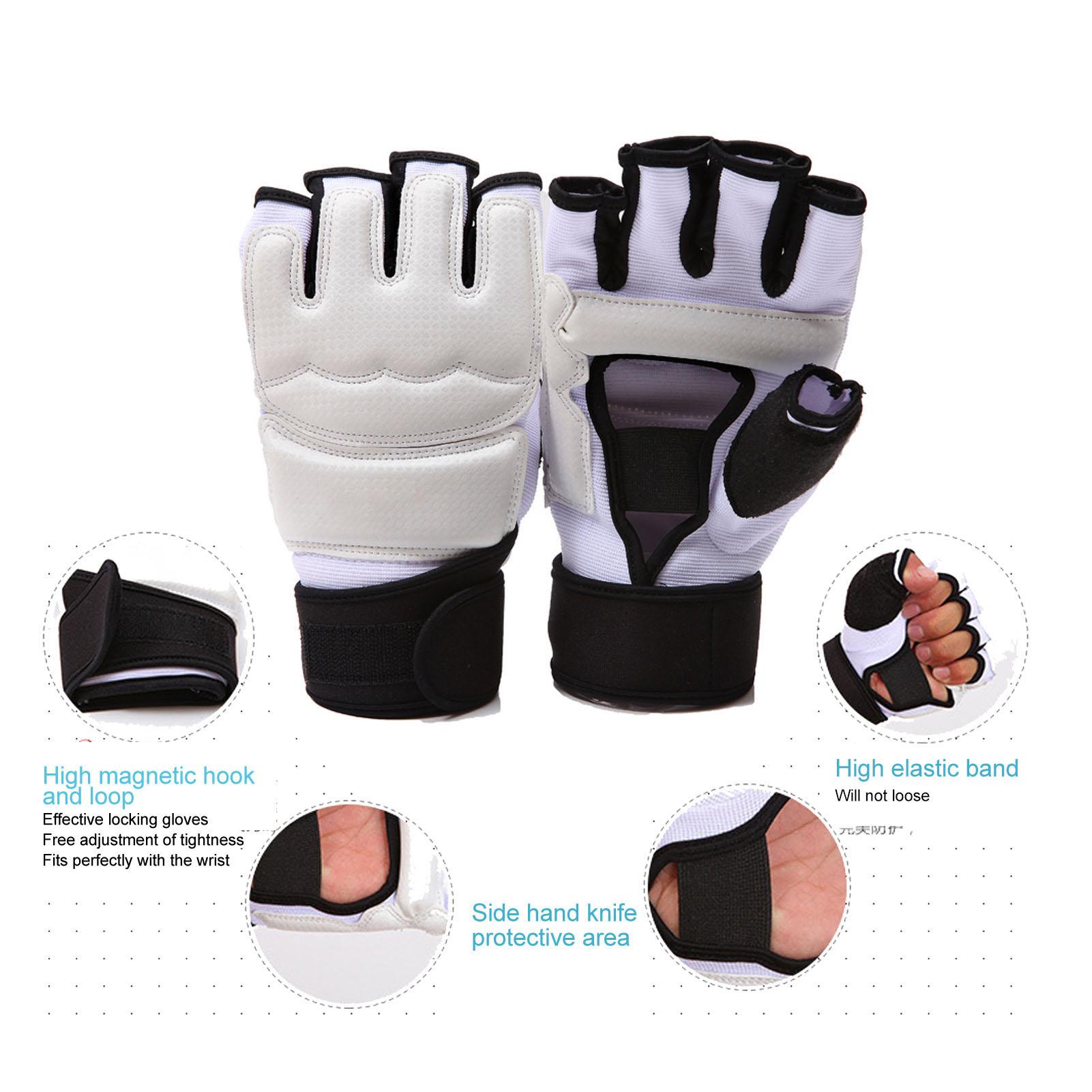 Taekwondo Sparring Handschuhe Professionelle Erwachsene Kind Atmungsaktive Boxsack Training Kickboxhandschuhe L S