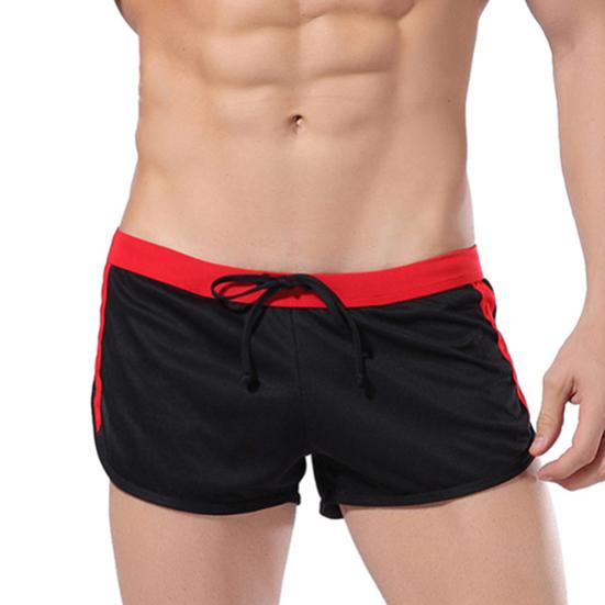 Neue Herrenmode-Badebekleidung, Badehose, Sportbekleidung, sexy kurze Strandhose XL schwarz