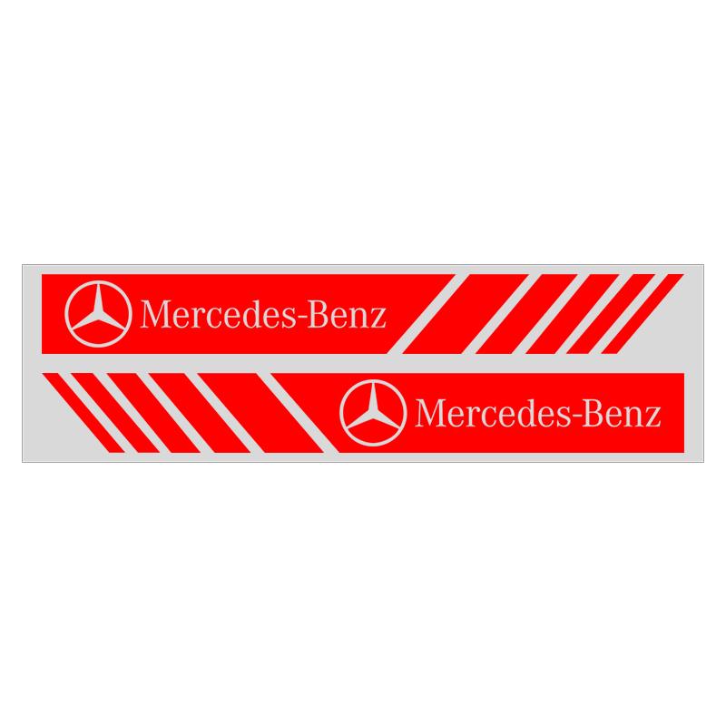 2 Stück Auto Rückspiegel Dekorationsaufkleber Embleme Styling Für Mercedes Benz C400 C450 C160 C180 C200 C220 C250 C300 C350 C-Klasse Autozubehör benz rot